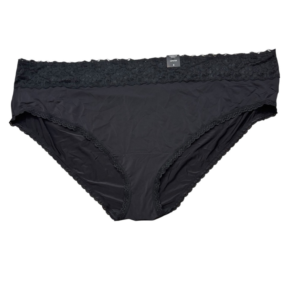 Ladies Brand New with Tags Torrid Black Hipster Panties Torrid Size 5/5X